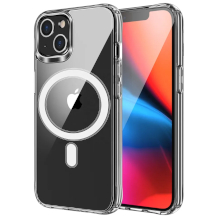 CUSTODIA CON SUPPORTO MAGSAFE PER IPHONE 17 PRO MAX TRASPARENTE