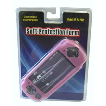 CUSTODIA IN SILICONE PER PSP - COLORI NERO