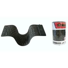 TASTIERA FLESSIBILE USB + PS2 NERA