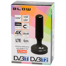 ANTENNA  DA INTERNO ATTIVA  DVB-T2 DAB PLUS