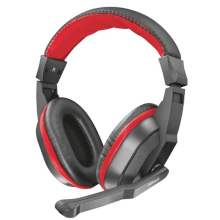 CUFFIE TRUST DA GAMING ZIVA ROSSO-NERE
