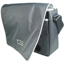 BORSA MESSENGER PER NOTEBOOK 10 POLLICI CON TRACOLLA GRIGIA