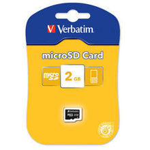 MICRO SD 2 GB VERBATIM