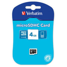 MICRO SD 4 GB VERBATIM
