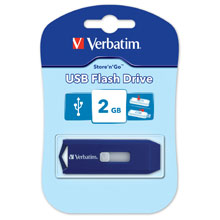 PENDRIVE VERBATIM 2 GB STORE N GO RETRAIBILE NEW BLISTER