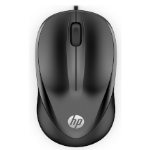 MOUSE HP USB WIRED 1000 BLACK