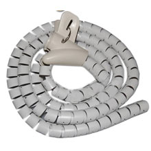 MANGIA CAVI 1,5 MT CON INSERITORE - BIANCO E NERO