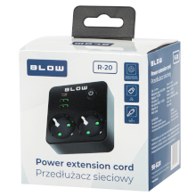 ADATTATORE CON 2 PRESE SCHUKO + 2 USB + 2 TYPE-C CON INTERRUTTORE NERO