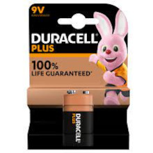 BATTERIA DURACELL PLUS 9V 100% BL1