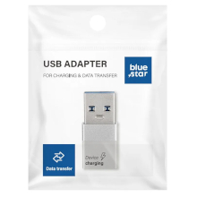 ADATTATORE BLUE STAR DA TYPE-C A USB 3.0 BIANCO