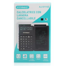 CALCOLATRICE CON LAVAGNA CANCELLABILE