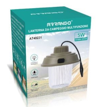 LAMPADA DA CAMPEGGIO CON GANCIO 5W