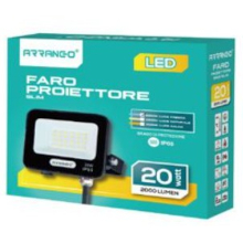 FARO LED PROIETTORE 20W 6500K