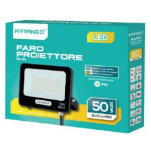 FARO LED PROIETTORE 12-24V 50W 6000K