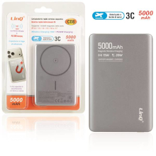 POWER BANK WIRELESS MAGSAFE 5000MAH 15W GRIGIO
