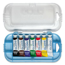 CONFEZIONE 7 TEMPERE GIOTTO TUBO 7.5ML COLORI VARI