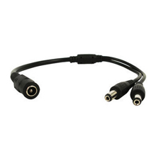 SDOPPIATORE ALIMENTAZIONE CCTV 12 V 2 USCITE