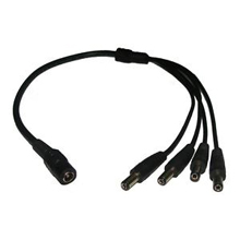SDOPPIATORE ALIMENTAZIONE CCTV 12 V 4 USCITE