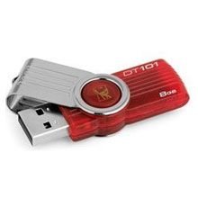 PENDRIVE 8 GB DATATRAVELER 101 G2 USB 2.0 COLORE RED