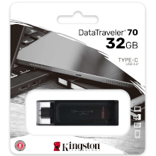 PENDRIVE KINGSTON TYPE-C 3.2 32 GB BLACK