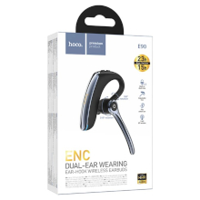 AURICOLARE MONO WIRELESS BLUETOOTH 6.0 HOCO E90 CON ENC E MICROFONO DOPPIO NERO