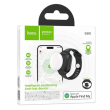 BRACCIALETTO CON LOCALIZZATORE HOCO E91E COMPATIBILE CON TROVA IL MIO IPHONE NERO