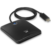 LETTORE SMART CARD PER FIRMA DIGITALE USB-C NERO