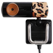 WEBCAM G-CUBE PER NOTEBOOK LUX LEOPARD BROWN
