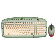 KIT TASTIERA USB + MOUSE LASER USB ENCHANTED EARTH