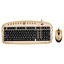 KIT TASTIERA USB + MOUSE LASER USB ENCHANTED NATURE