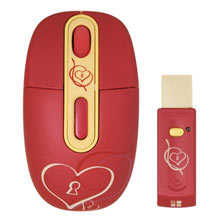 MOUSE WIRELESS 2,4 GHZ G-CUBE ERGONOMICO ENCHANTED HEART