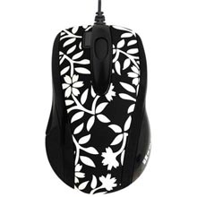 MOUSE LASER G-CUBE BLACK AND WHITE SECRET GARDEN