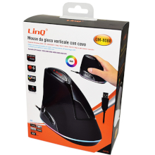 MOUSE DA GAMING USB VERTICALE CON LUCI RGB