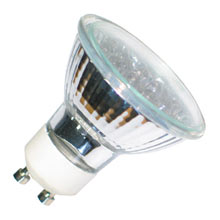 LAMPADINA A LUCE BIANCA 12 LED GU10