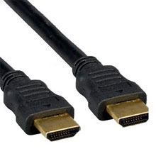 CAVO HDMI ORO 5 MT CON RIVESTIMENTO IN MAGLIA NERA