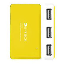 HUB 4 PORTE USB 2.0 LONG GREEN