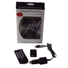 TRASMETTITORE FM PER IPOD IPHONE CON TELECOMANDO