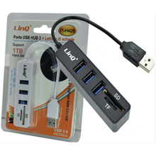 PORTA USB HUB 3 + LETTORE SCHEDE