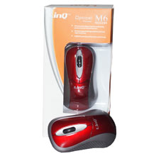 MOUSE USB ROSSO - GRIGIO PER NOTEBOOK