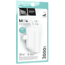 POWER BANK HOCO J147 3000MAH CONNETTORE LIGHTNING BIANCO