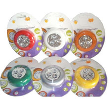 MINI LAMPADA 3 LED ACCENSIONE A PRESSIONE