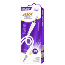CAVO AUX JACK 3.5MM KSC-893 1M BIANCO