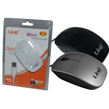 MINI MOUSE USB NERO - BIANCO - SILVER