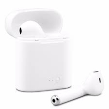 Evoltrade Srl - COPPIA DI AURICOLARI BLUETOOTH MINI-2 TWS BIANCHE CUFFIE  SENZA FILI CON SCATOLA DI RICARICA