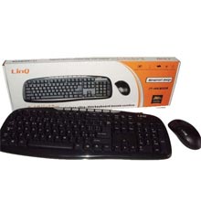 KIT TASTIERA + MOUSE WIRELESS 2,4 GHZ