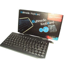 MINI TASTIERA MULTIMEDIALE USB 84 TASTI