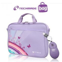BORSA PER NOTEBOOK 10 POLLICI + MINI MOUSE USB VIOLA