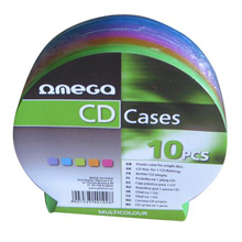 CUSTODIE COLORATE PER CD CONFEZIONE 10 PZ