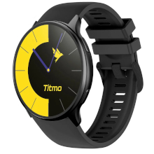 SMARTWATCH TITMO O-200 GPS AMOLED CON FUNZIONE TALK NERO