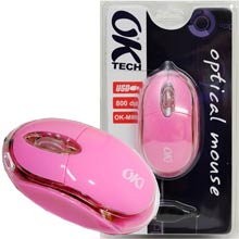 MOUSE OTTICO 800DPI USB - PS2 ROSA
